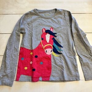 Mini Boden 6-7 girls long sleeve t shirt